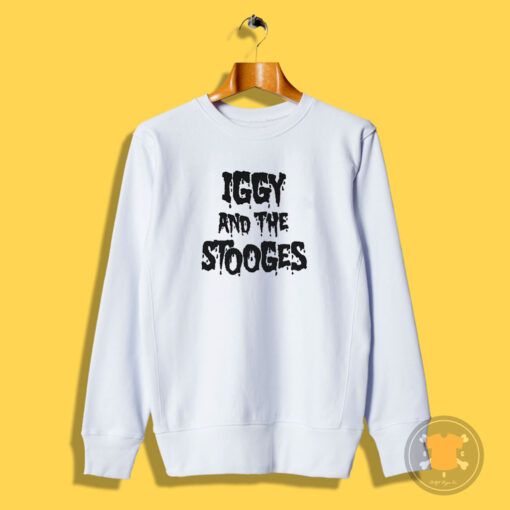 Iggy Pop Iggy And The Stooges Logo Sweatshirt