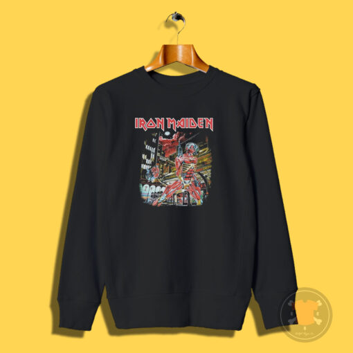 Iron Maiden 1986 Somewhere In Time Sweatshirt