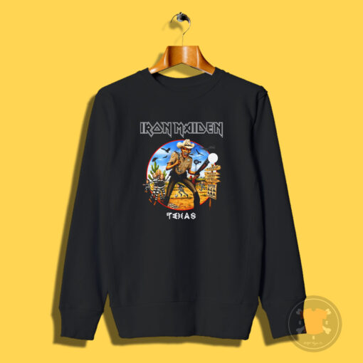 Iron Maiden 2017 Book Of Souls Texas Dates Tour Sweatshirt