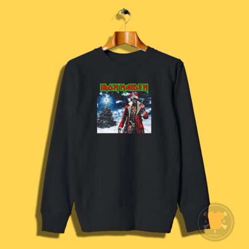 Iron Maiden Somewhere In Time Eddie The Head Christmas Sweatshirt