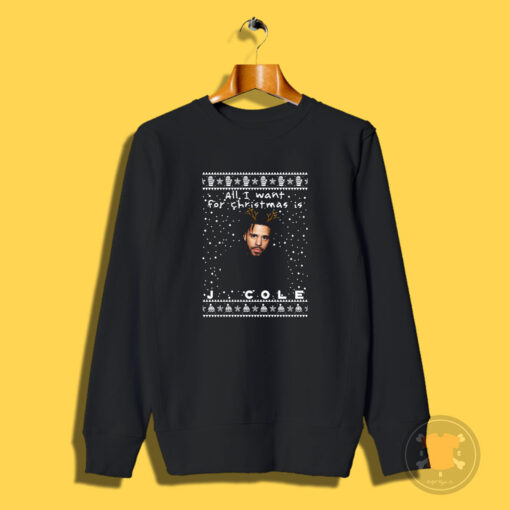 J Cole Rapper Ugly Christmas Sweatshirt