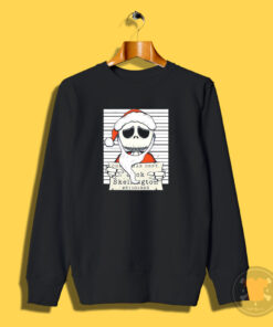 Jack Skellington And Santa Claus Christmas Dept Sweatshirt