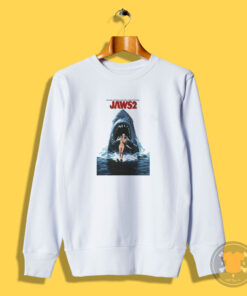 Jaws 2 Retro Movie Poster Sweatshirt