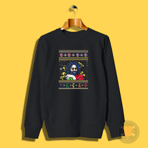 Jerry Garcia Grateful Dead Dancing Bears Christmas Sweatshirt