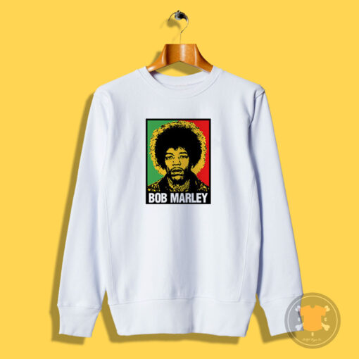 Jimi Hendrix Bob Marley Sweatshirt