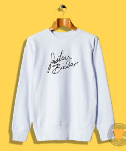 Justin Bieber Signature Sweatshirt