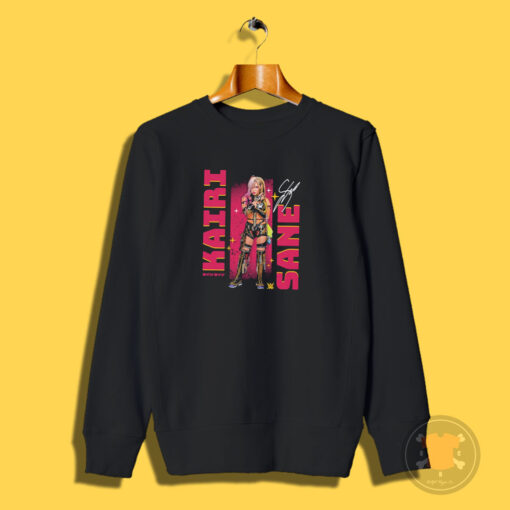 Kairi Sane Pose Wht Signature Sweatshirt