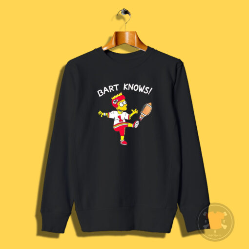 Kansas City Chiefs The Simpsons Bart Know Sweatshirt