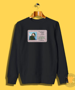 License Of Travel Card Olivia Rodrigo Sweatshirt