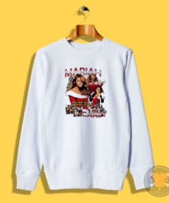 Mariah Carey All I Want For Graphic Christmas Sweatshirt