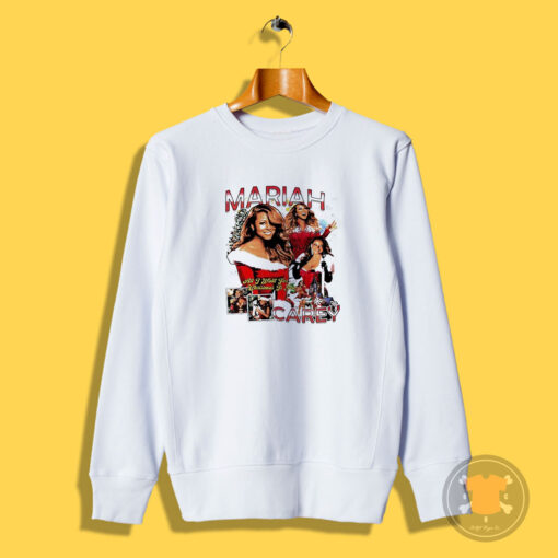 Mariah Carey All I Want For Graphic Christmas Sweatshirt