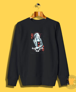 Marilyn Monroe Queen Of Hearts Sweatshirt