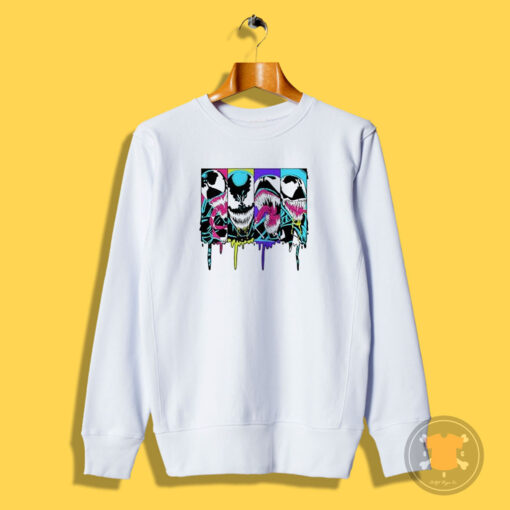 Marvel Venom Neon Panels Sweatshirt