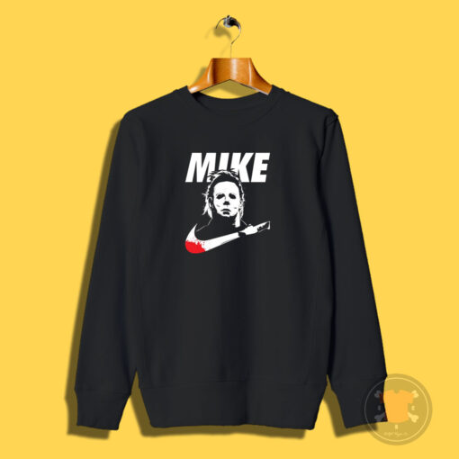 Michael Myers Mike Nike Halloween Parody Sweatshirt