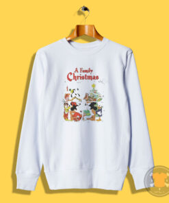 Mickey And Friends Family Christmas Sweatshirt