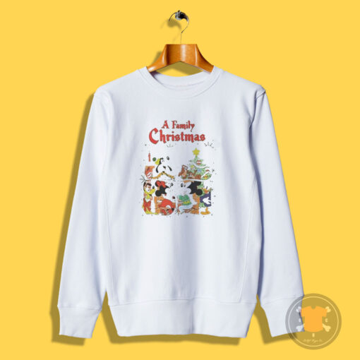 Mickey And Friends Family Christmas Sweatshirt