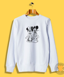 Minnie And Mickey Mouse Punk Sweatshirt