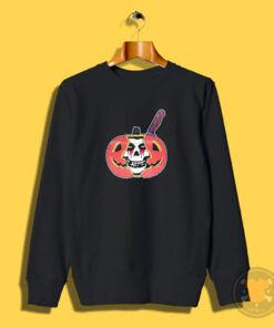 Misfits Halloween Jack o Lantern With Knife Sweatshirt