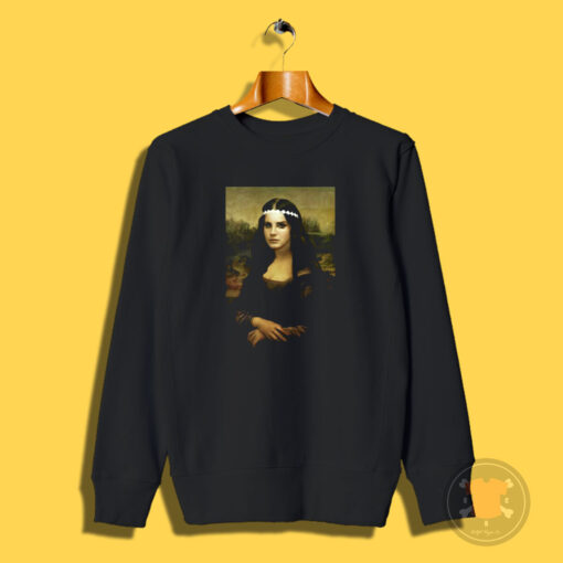 Mona Lisa Da Vinci Parody Lana Del Rey Sweatshirt