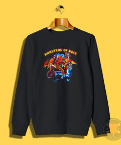 Monsters Of Rock 1991 Donington Park Event Sweatshirt