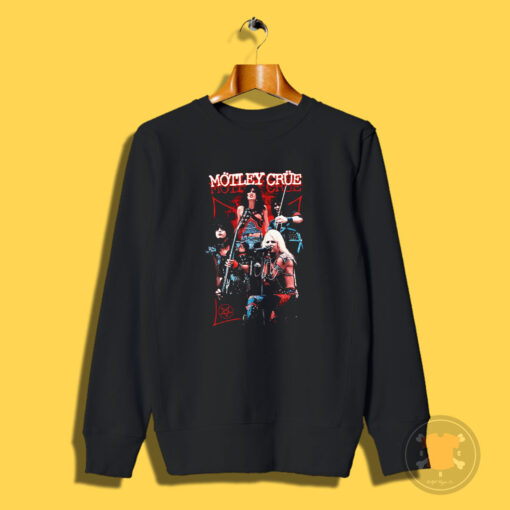 Motley Crue Shout At The Devil Group Photo Sweatshirt