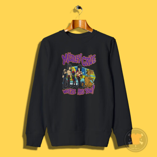 Motley Crue Shout At The Devil Scooby Doo Sweatshirt