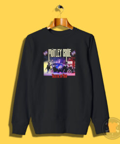 Motley Crue Theater Of Pain Gangster Car Sweatshirt