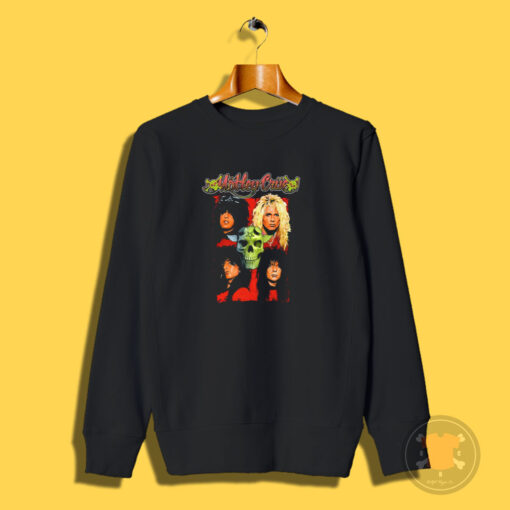 Motley Crue Vintage Inspired Hornless Skull Sweatshirt