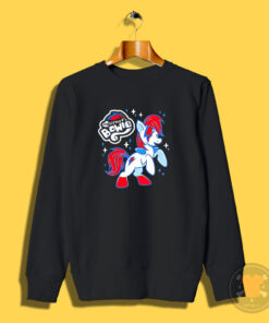 My little Bowie David Bowie And My Little Pony Funny Sweatshirt