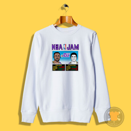 NBA Jam Jazz Malone And Stockton Sweatshirt