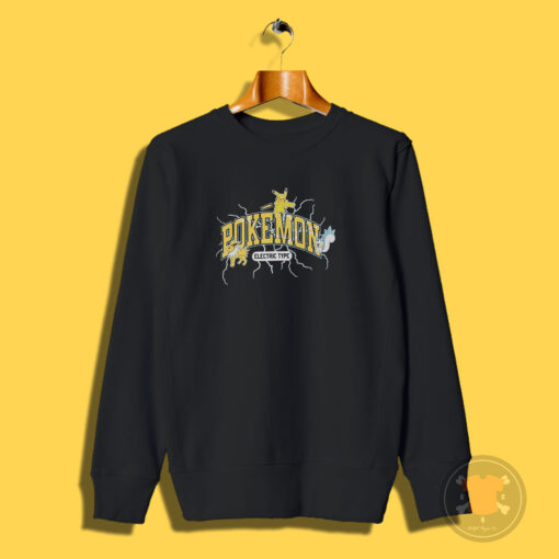 New Pokemon Electric Type Graphic Sweatshirt