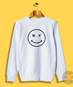 New York Smiley Graphic Sweatshirt