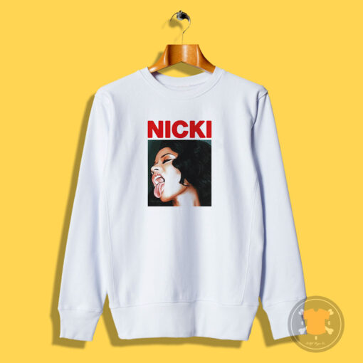 Nicki Minaj Sticking Out Tongue Sweatshirt