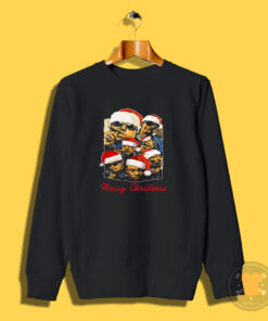 Notorious Big Snoop Dogg Ice Cube Eminem Tupac Santa Merry Christmas Sweatshirt