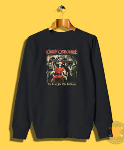 Ozzy Osbourne No Rest For The Holidays Christmas Sweatshirt