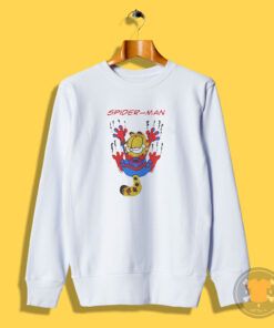 Parody Garfield Spider Cat Spider Man Sweatshirt