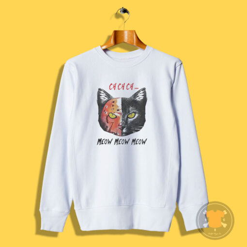 Parody Jason Voorhees Cat Meow Sweatshirt