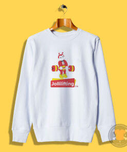 Parody Vintage Jollilifting Jollibee Sweatshirt