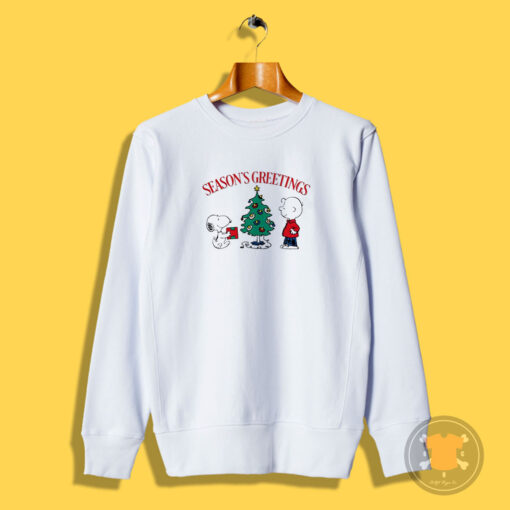 Peanuts Snoopy Season’s Greetings Christmas Sweatshirt