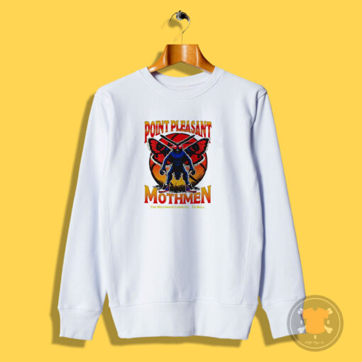 Point Pleasant Mothman The Mothman Cometh To Ball Sweatshirt