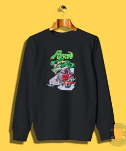 Poison 1990 Flesh And Blood Road Dogs Sweatshirt