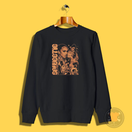 Portrait Saweetie Tap Vintage Sweatshirt