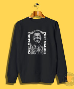 Post Malone Post Malone Tattoos Smoking Signature 2024 Sweatshirt