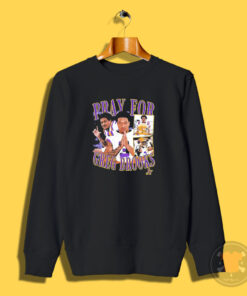 Pray for Greg Brooks picture Collage Sweatshirt