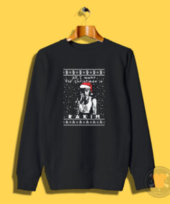 Rakim Rapper Ugly Christmas Sweatshirt