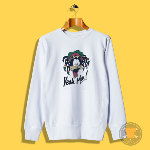 Rasta Daffy Duck Graphic Sweatshirt