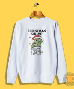 Retro Sesame Street Oscar Christmas Grump Sweatshirt