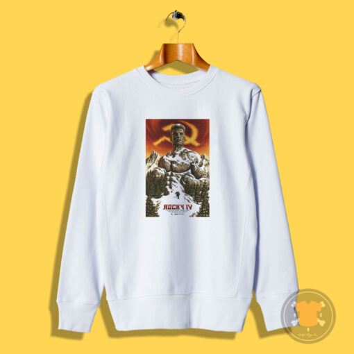Rocky Part IV Movie Poster Ivan Drago Sweatshirt