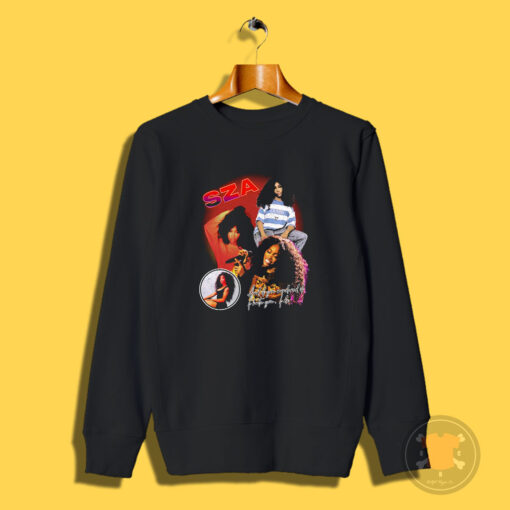 SZA Vintage Black Rap Sweatshirt