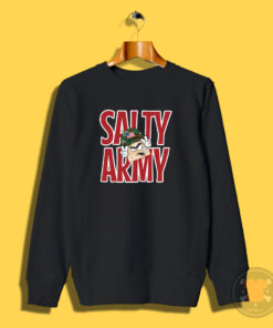 Salty Cracker Merch Big Salty Army Classic Sweatshirt